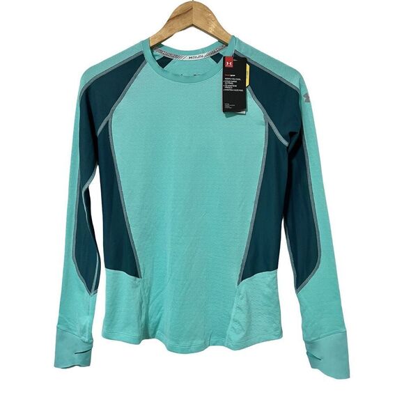 Under Armour HexDelta Running Long Sleeve Shirt Size XS Colorblock Athletic NEW - Picture 1 of 7